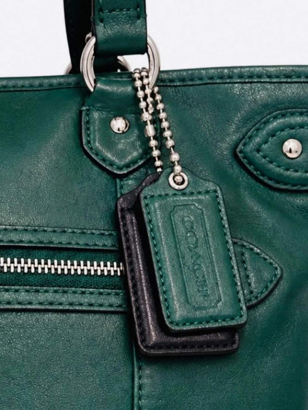Coach EUC Daisy Hobo Bag - Teal/Green Leather